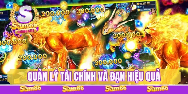 Quản lý tài chính và đạn hiệu quả trong bắn cá